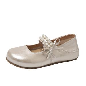 SUPEREDGE Туфли Мэри Джейн на платформе 3 см женские шампань, цвет Champagne