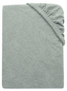 Простыня на резинке Zollner 00000577, светло-серый