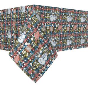 Квадратная скатерть, 100% полиэстер, 60х60 дюймов, Christmas Weave Love