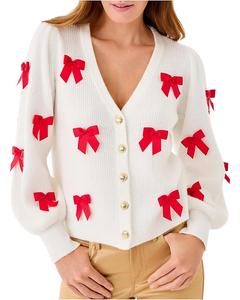 Женский кардиган Lilly Pulitzer Zarie, Coconut Party Bows