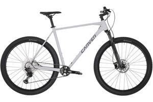 Горный велосипед Carver Strict 160 - 27,5 дюймов - Diamant - 2024, цвет Grau|telegrey/dark grey/neon orange