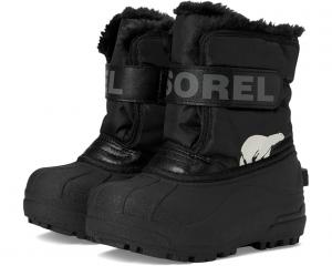 Ботинки SOREL Kids Childrens Snow Commander, цвет Black/Charcoal