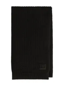 Шарф в рубчик DOLCE & GABBANA, черный