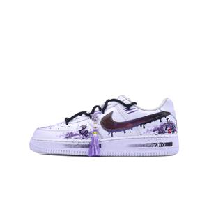 Nike Кроссовки для скейтбординга Air Force 1, унисекс, низкие, фиолетовые