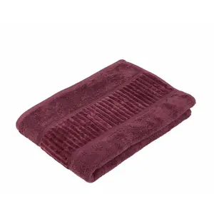 Полотенце BIO Frottier из органического хлопка, однотонные цвета, с подстригаемым бордюром, пастельные цвета Gözze, Beere