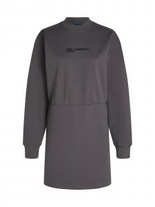 KARL LAGERFELD JEANS Платье в темно-сером цвете