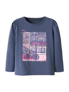 Рубашка NAME IT NMFOLLIA, темно-синий/пыльно-синий