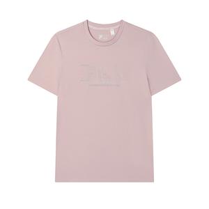 FILA Футболка мужская светло-серый розовый