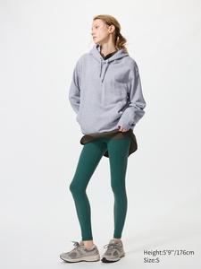 Ультраэластичные активные леггинсы (удлиненные) Uniqlo, 55 green