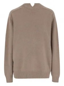 Кашемировый свитер с круглым вырезом Carven, нейтральный