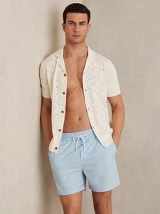 Плавательные шорты на шнурке cliff Reiss, цвет Soft Blue