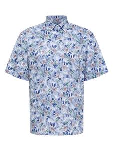 Рубашка MODERN FIT синего цвета Eterna