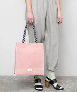 Вязаная бумажная сумка-шоппер Tricot, цвет 72Pink