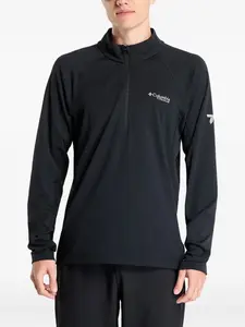 Пуловер с полу-молнией Columbia, черный