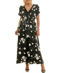 Платье-макси с принтом в виде ярусов, размер как у кошки Taylor, Black Vanilla