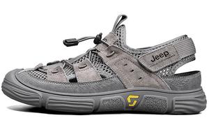 Ботинки для речного треккинга мужские серые Jeep