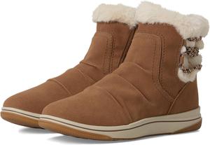 Ботинки женские Clarks Breeze Cozy из искусственных материалов, коричневый