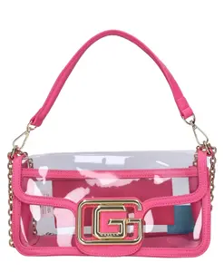 Сумочка с цепочкой на плечо. Gaã«Lle Paris, розовый