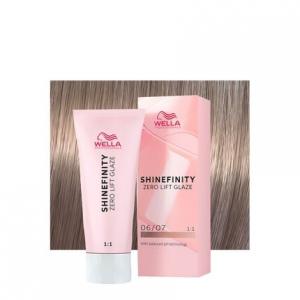 Полуперманентная краска для волос Shinefinity Deep Walnut 06/07 Натуральный темно-русый песочный 60 мл, Wella