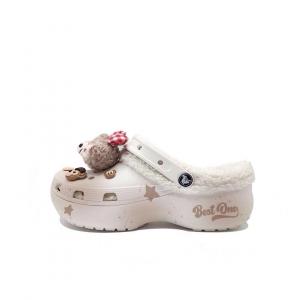 Классические сабо на платформе Hot Cocoa MH Plan Clogs Women's Chocolate Crocs, Chocolate
