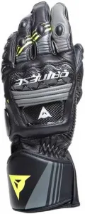 Мотоциклетные перчатки Dainese Druid 4, черно-серо-желтые, размер M, Black