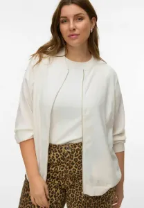 Толстовка на молнии vmccoco Vero Moda Curve, Cloud Dancer