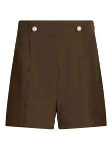 Шорты со складками LIU JO, коричневый