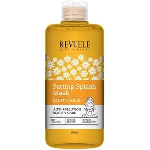 Маска-коктейль из фруктового всплеска Patting Splash, 250 мл — 100% натуральная и органическая — защищает кожу от загрязнений и ежедневного стресса — Уход за кожей, Revuele