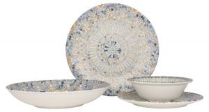 Набор столовых приборов Bonna Luca Mosaic - 24 teilig, фарфор - высота: 2 см.