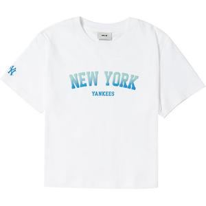 Футболка New York Yankees женская экрю MLB