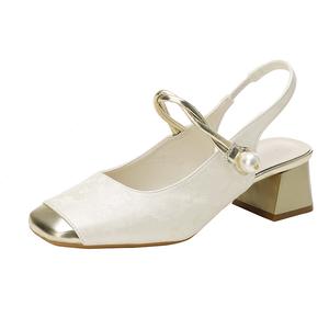 TATAYA Женские туфли на высоком каблуке шампань, бежевый, зеленый экрю, цвет Ecru