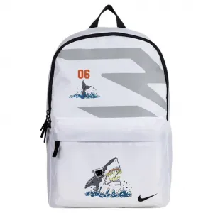 Nike Полиэстеровый рюкзак Regular Unisex White & Black & Gray