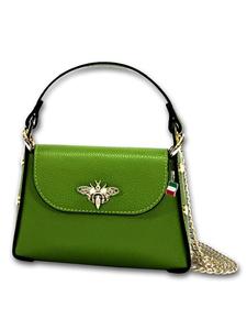 Кожаная сумка через плечо Florence, зеленая, примерно 19 см Florence