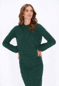 Джемпер faina Jumper, Emerald/Dark Green
