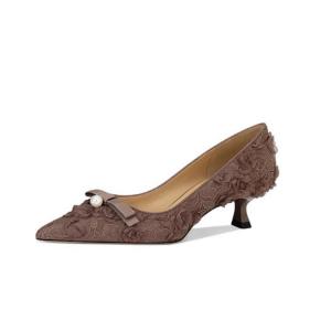 JESSICA SOPHIA Женские черные туфли на каблуке 4 см - какао кофе, цвет Cocoa Coffee