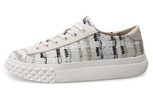 Женские низкие кеды для скейтбординга BECK, бело-черные