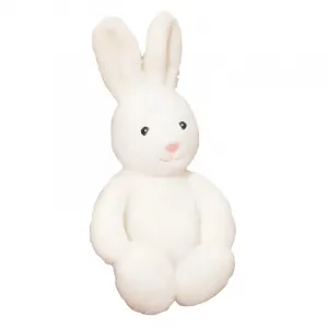 Плюшевая кукла Cute Bunny With Standing Ears высотой 27 см MINISO, мягкий белый