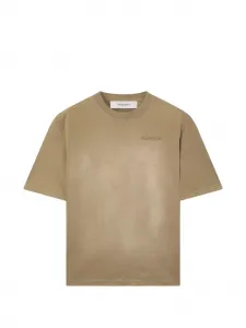 Футболка с круглым вырезом Golden Goose, бежевый