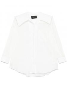 Рубашка с матросским воротником и рукавами-буфами Simone Rocha, белый