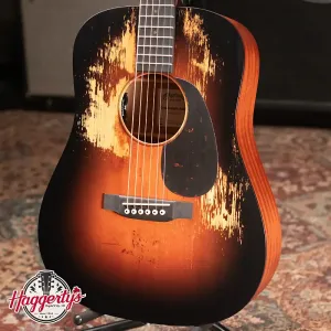 Электроакустическая гитара Martin D Jr-E StreetLegend - Burst с чехлом для переноски