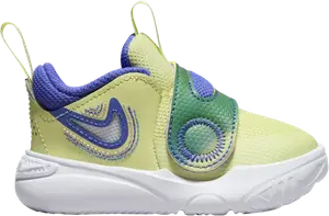 Кроссовки Team Hustle D11 SE TD 'Luminous Green Ultramarine', зеленый