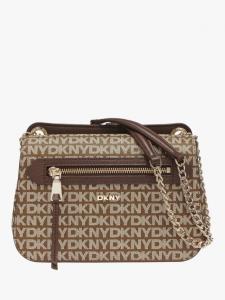 Брайант кожаная наплечная сумка с подкладкой DKNY