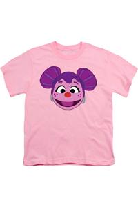 Футболка с коротким рукавом "Меха Эбби" из "Улицы Сезам" для детей Gildan, розовый