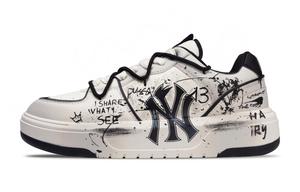 Прочные устойчивые к истиранию низкие кроссовки для скейтбординга unisex MLB, белый