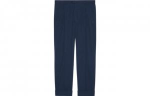 Повседневные брюки мужские синие Gucci, синий