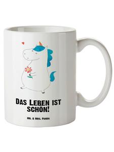 Кружка XL Unicorn Walk с надписью "Singing in White" Mr. & Mrs. Panda
