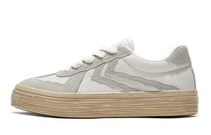 Низкие кроссовки German Army Trainers Unisex бежевый хаки Feiyue, экрю