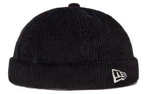 New Era Чёрная унисекс шапка из вельвета, Black