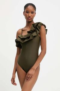 Цельный купальник Answear.Lab, зеленый