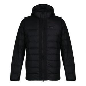 Пуховик Men's Nike Casual Hooded Black Down Jacket, черный
